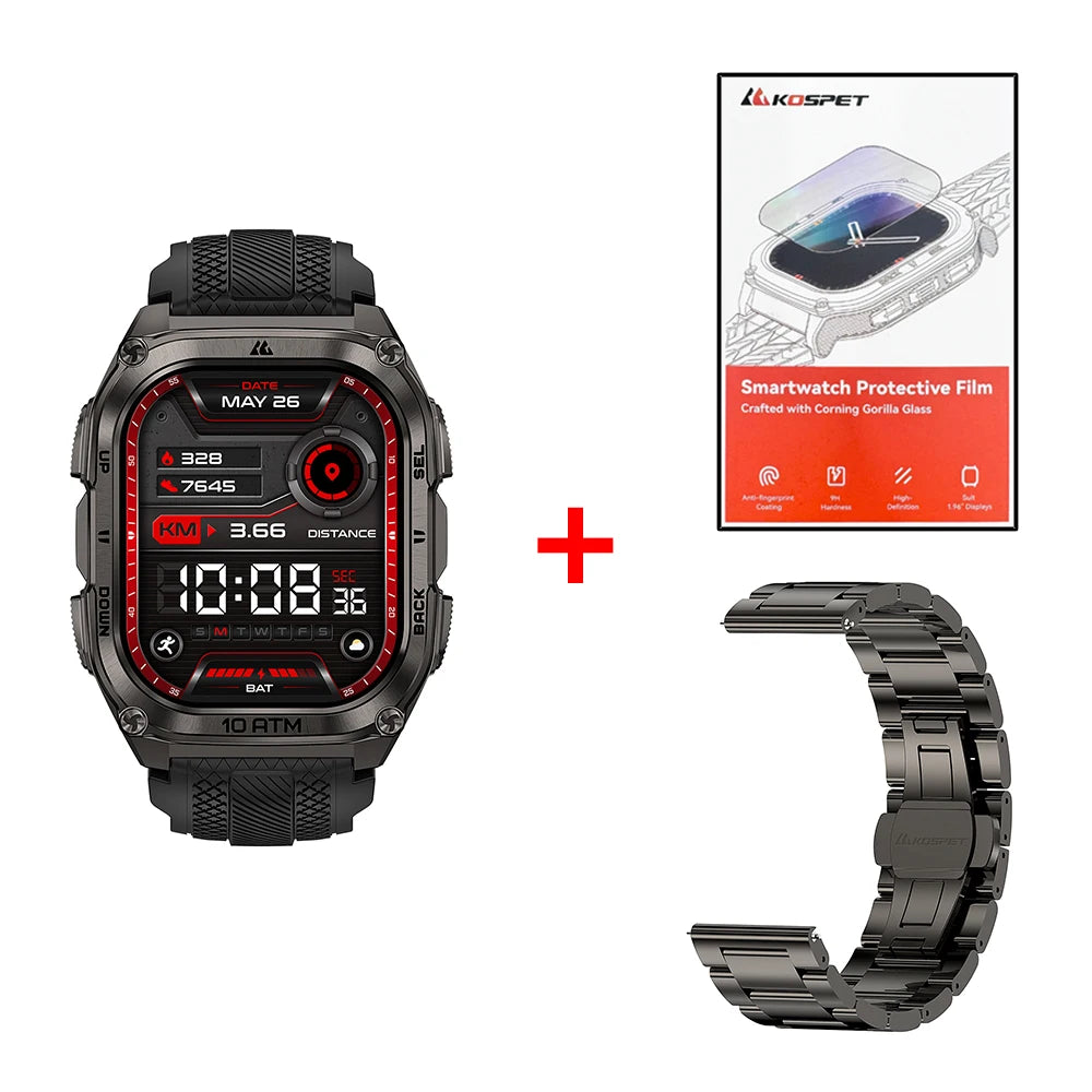 Stainless Steel Waterproof Smart Watch