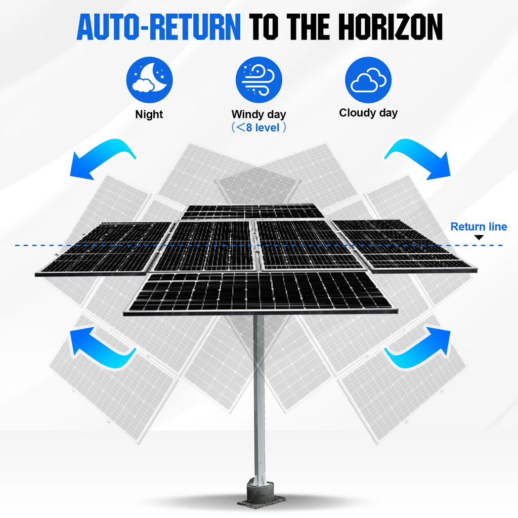 Solar Panel Dual Axis Tracking System