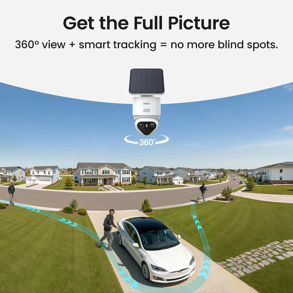 Wireless Outdoors Solar Camera System