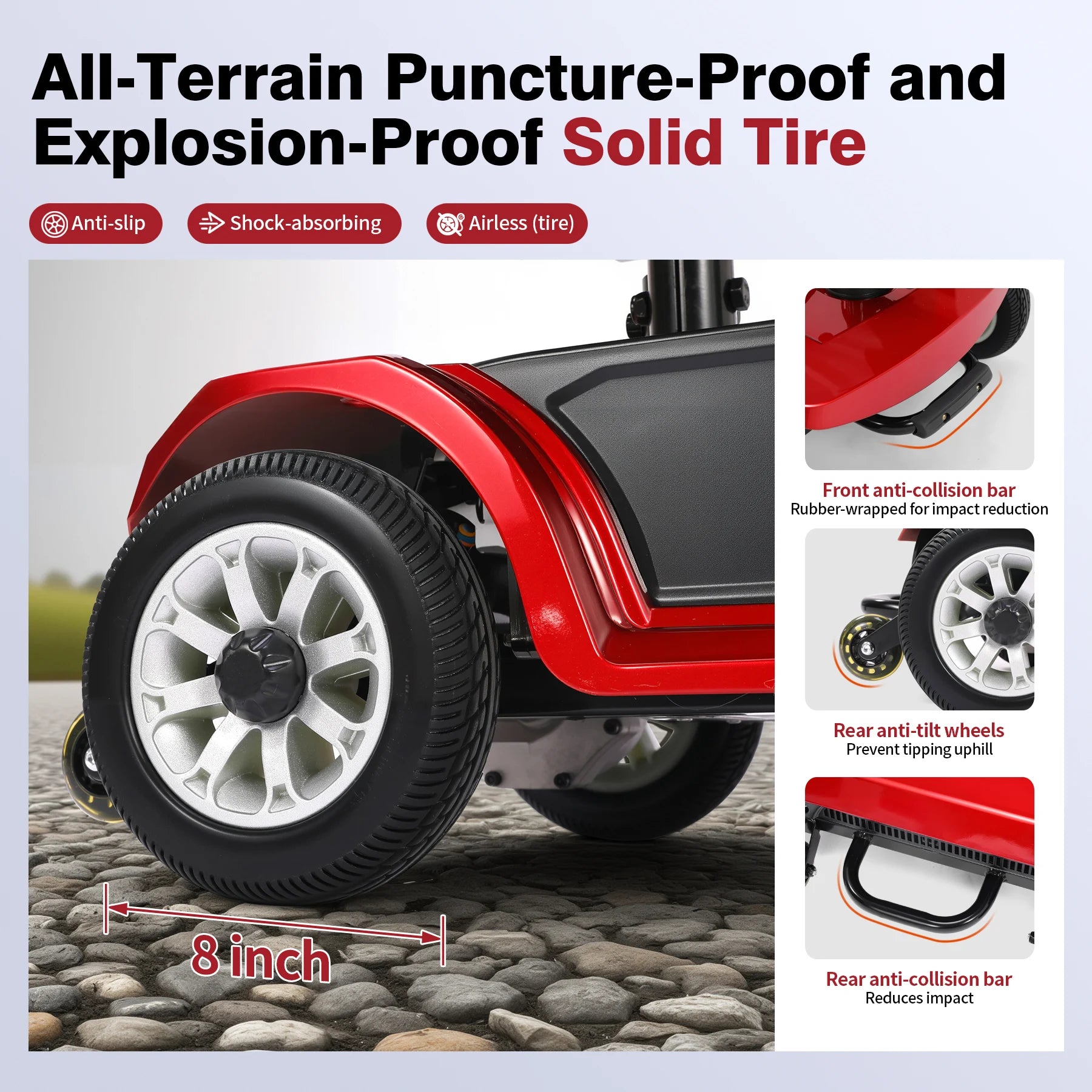 Portable Folding Mobility Scooter for Seniors