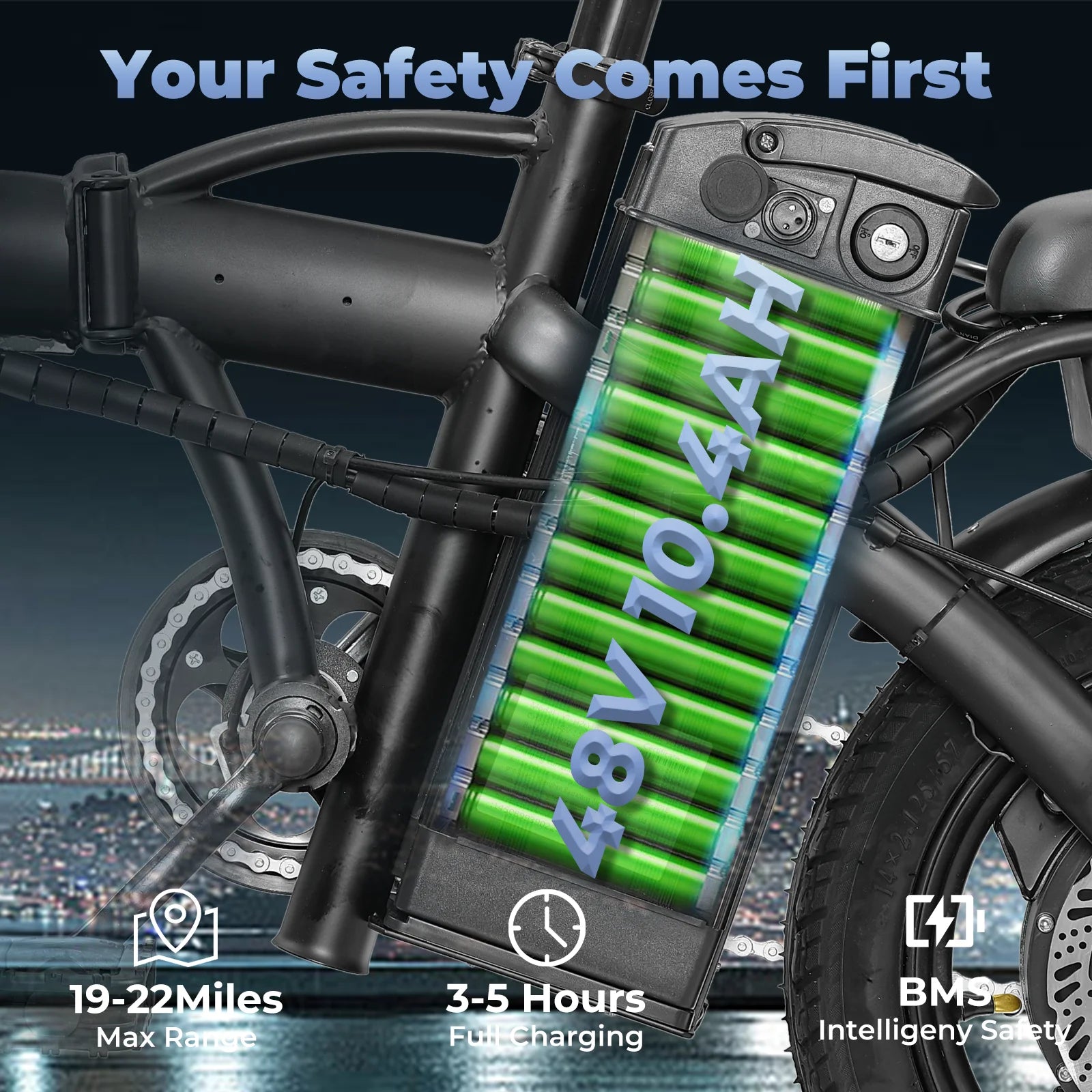 14 inch Mini Folding Electric Bicycles