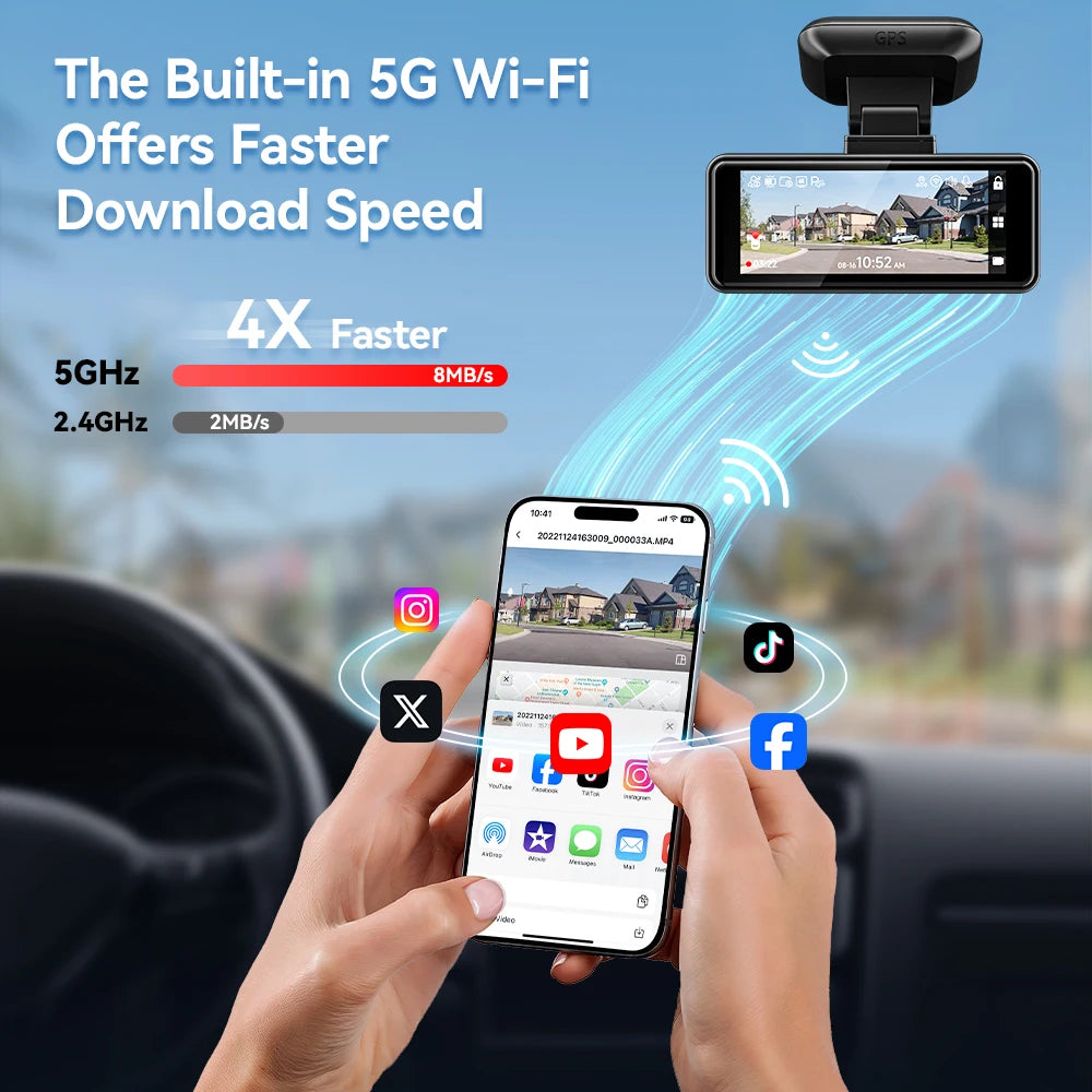 Dash Cam with Night Vision