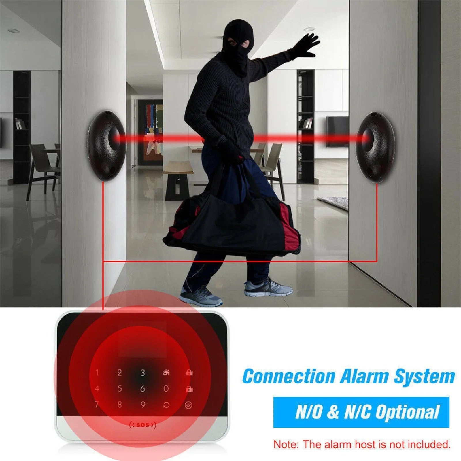 Laser Beam Detector Alarm