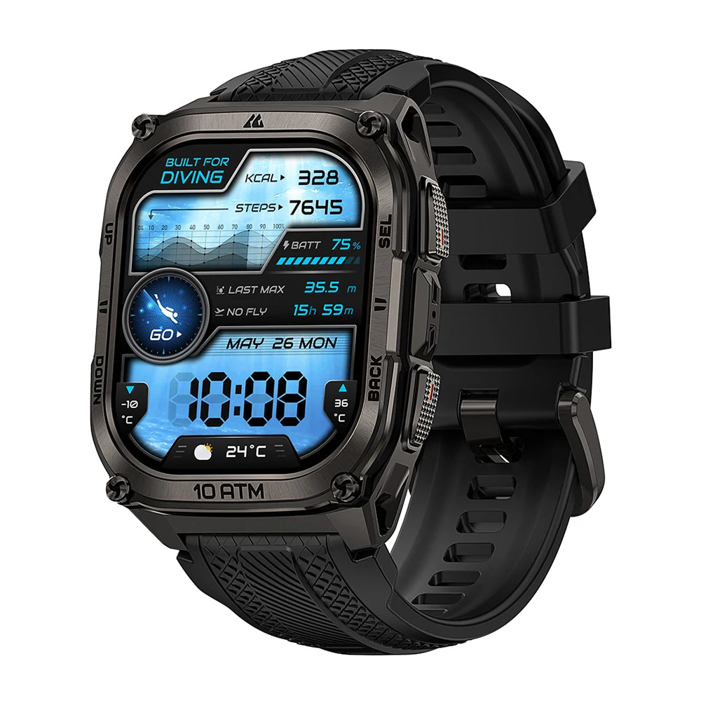Stainless Steel Waterproof Smart Watch