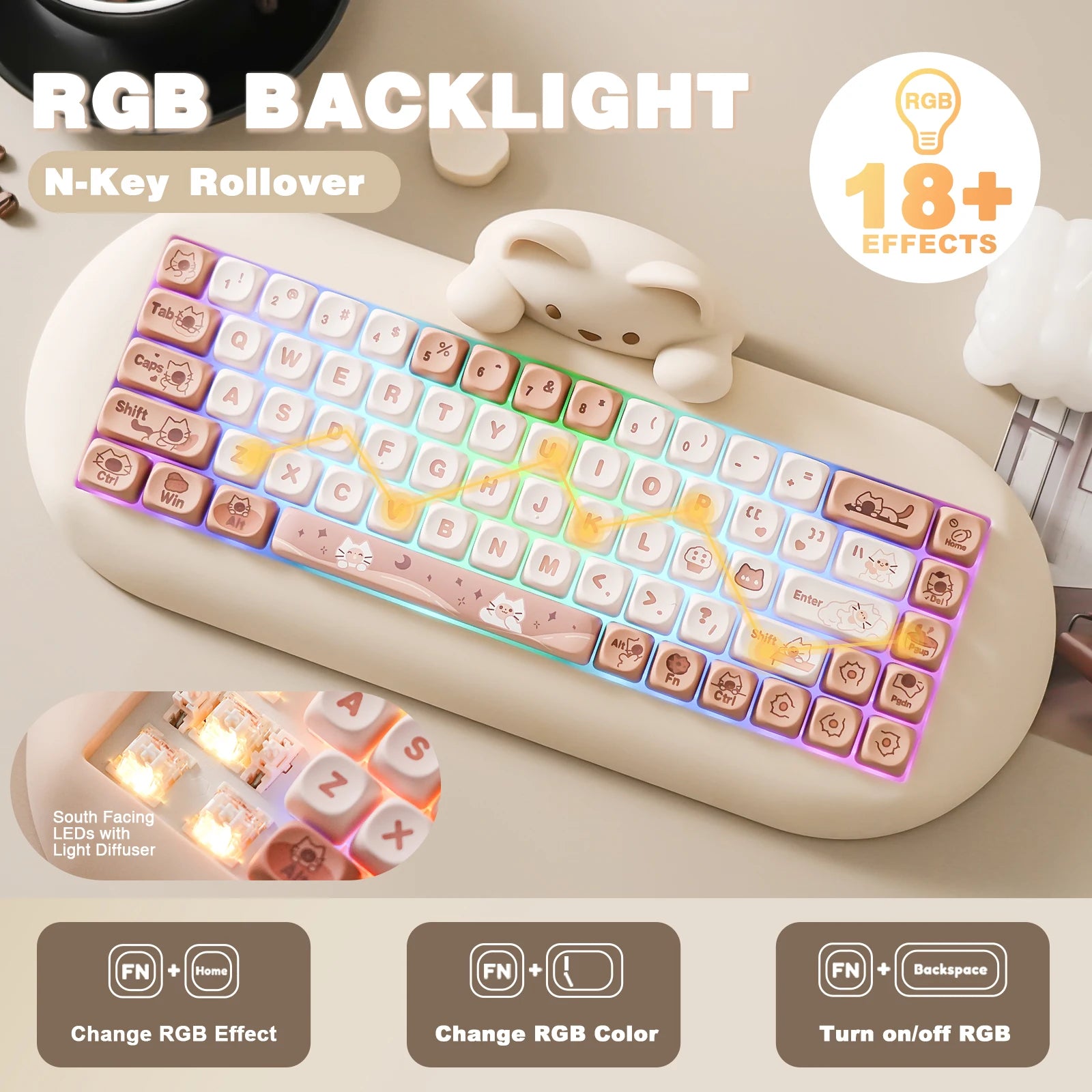 Wireless Gaming Mechanical Keyboard