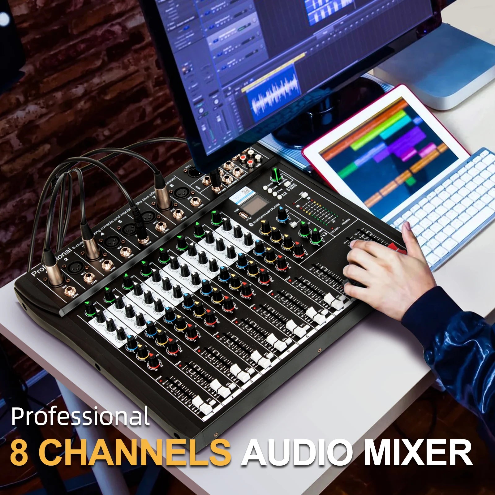 8/ 12 Professional Audio Mixing Console