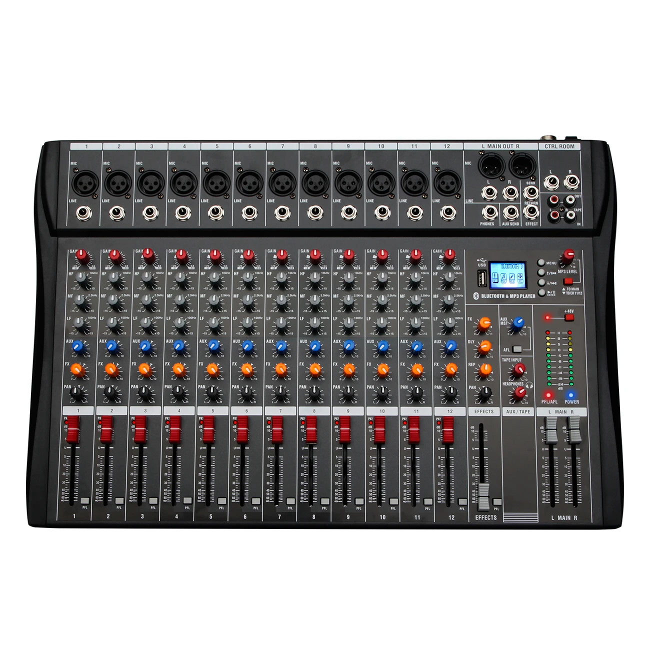 12 Channel Mixing Console