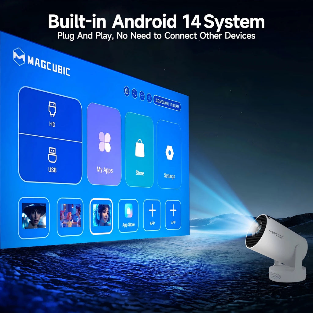Outdoor Video Home Theater Projector