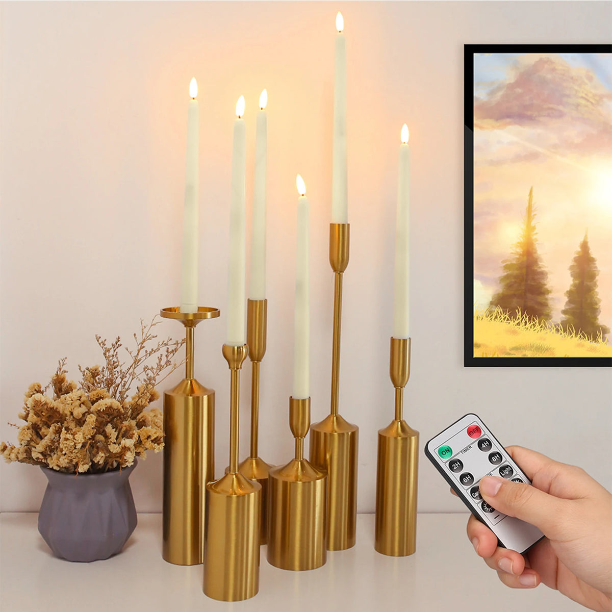 LED Flameless Taper Candles
