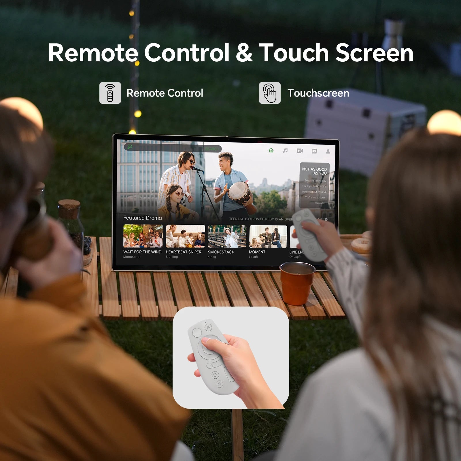 25 Inch Portable TV Touchscreen Monitor