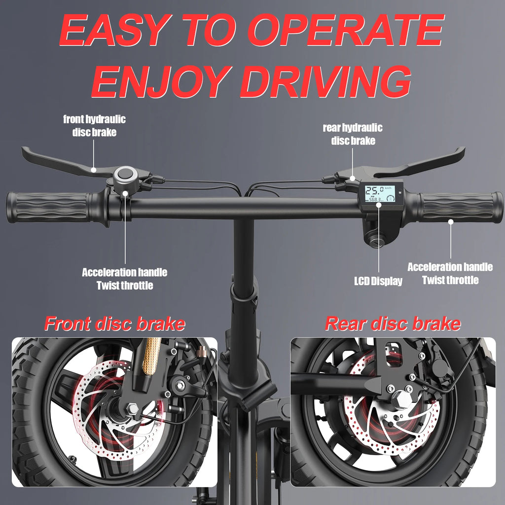500W Folding Electric Bike