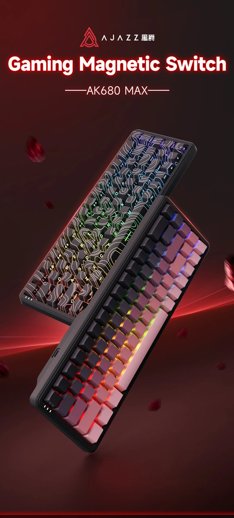 Wired Magnetic Gaming Keyboard
