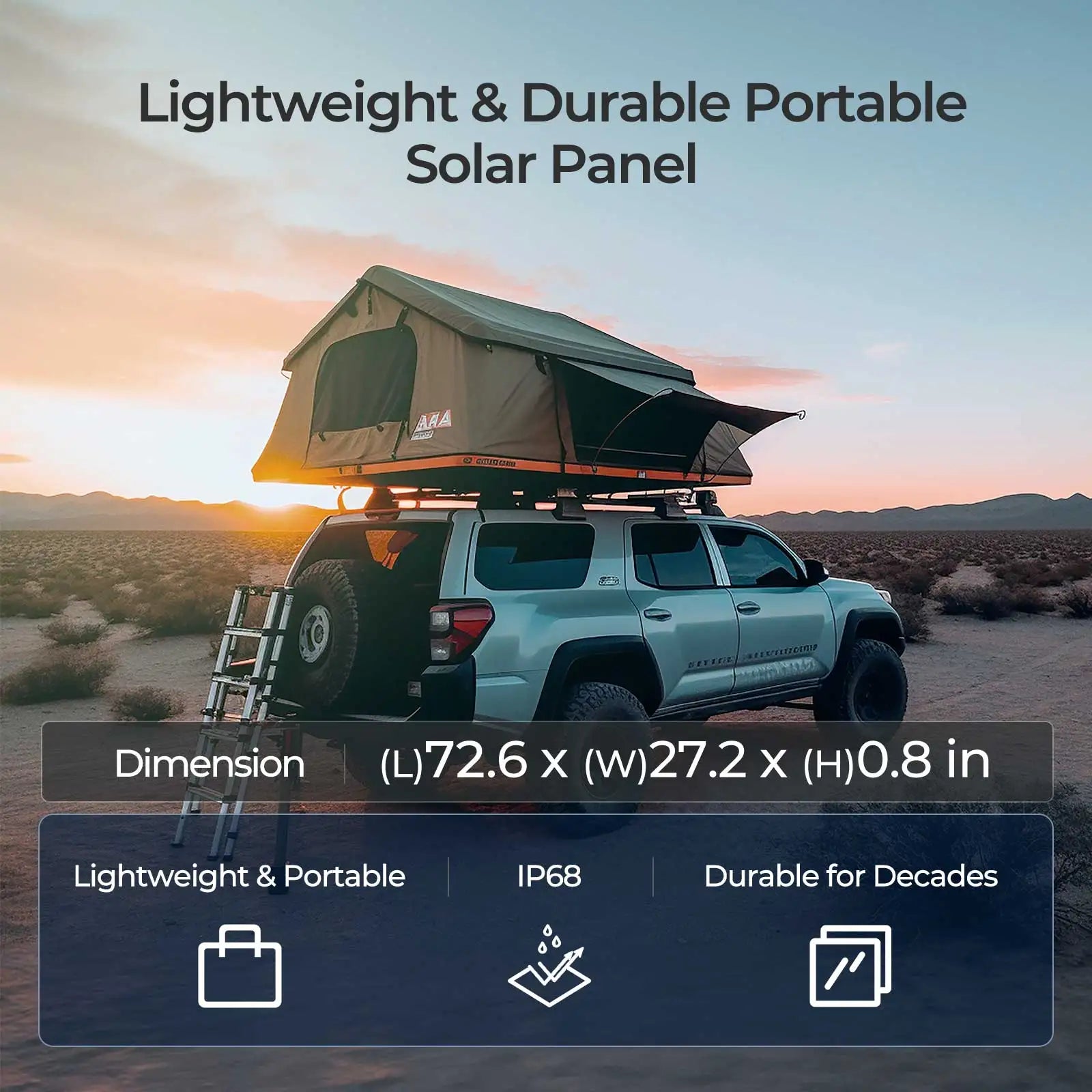 220W Foldable Solar Panel Suitcase