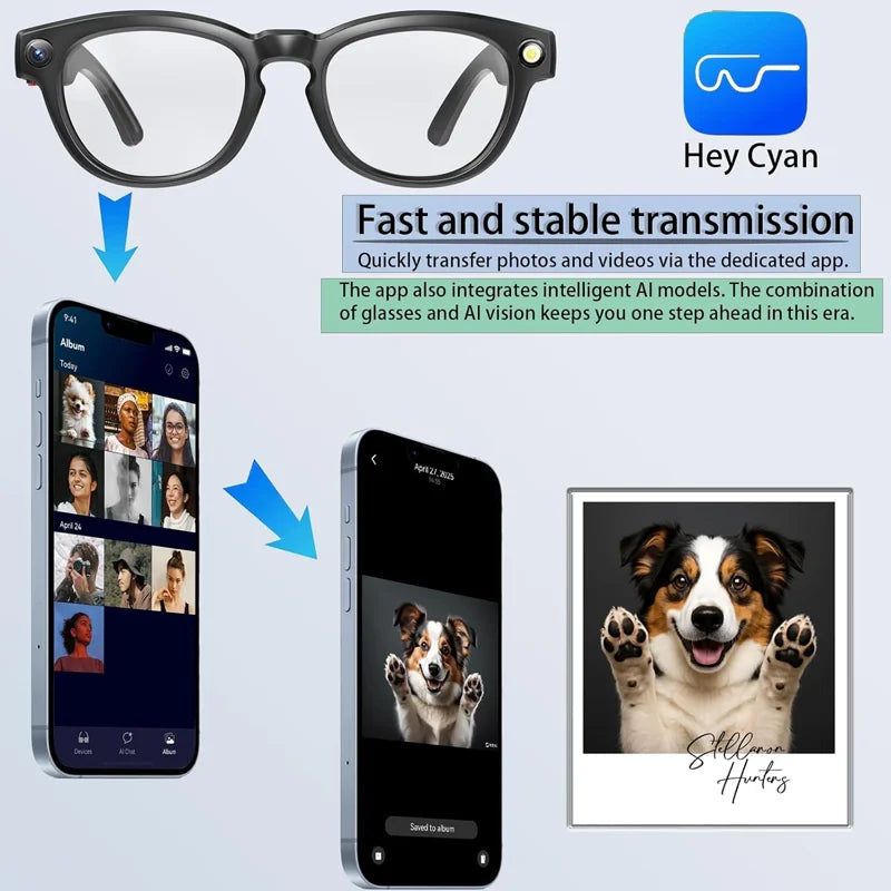 Translation Smart Glasses with 8mp Camera