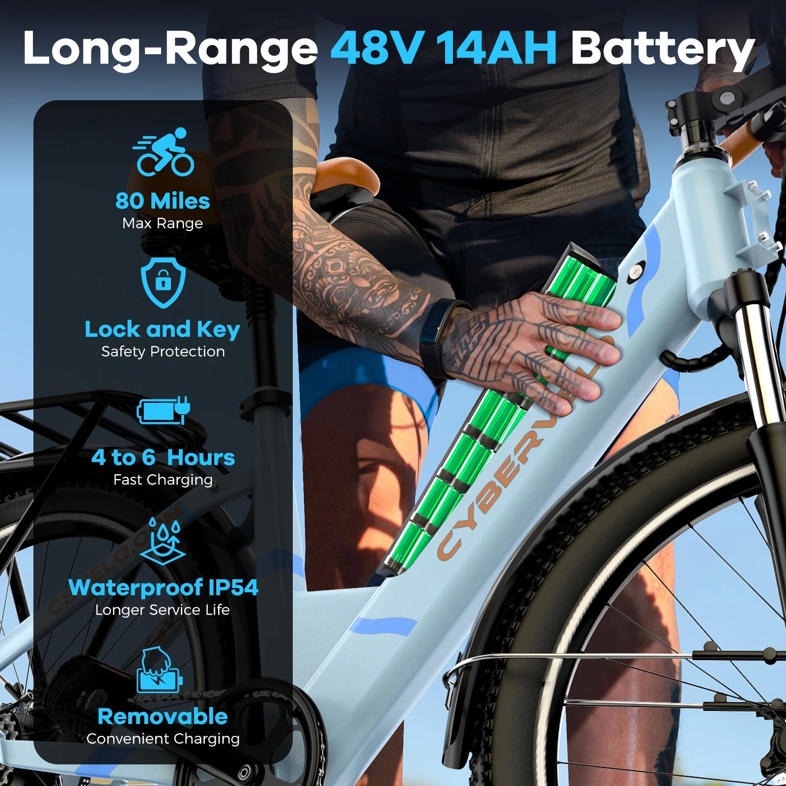 1000W  7-Speed shift Electric Bike