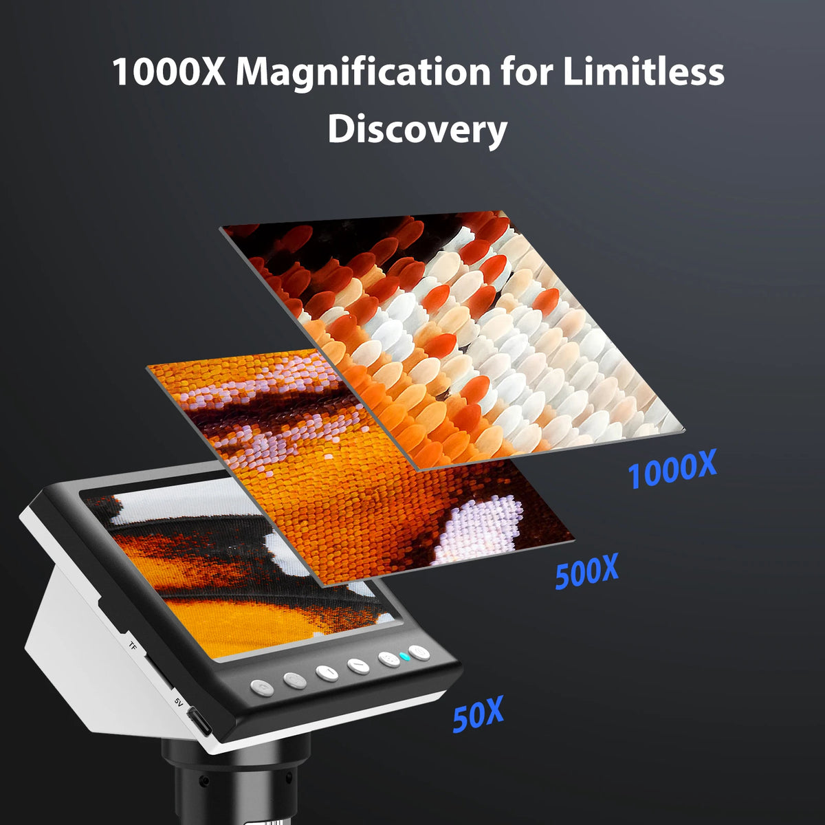 1000x Digital Microscope With PC View
