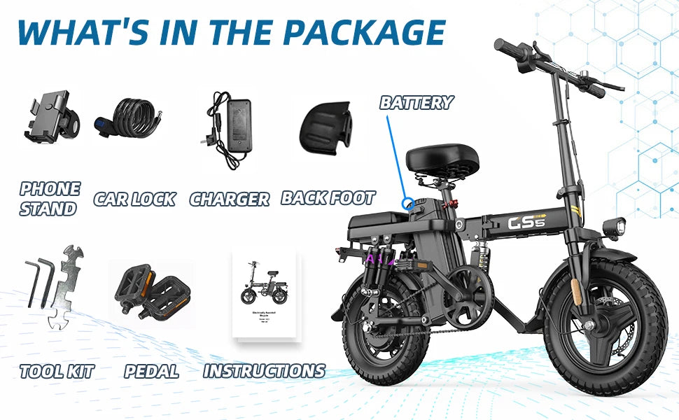 500W Folding Electric Bike