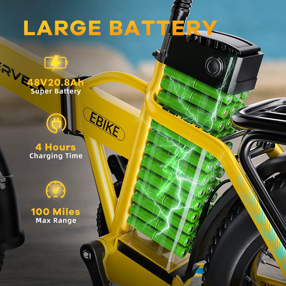 20" 1000W Folding Electric Bike