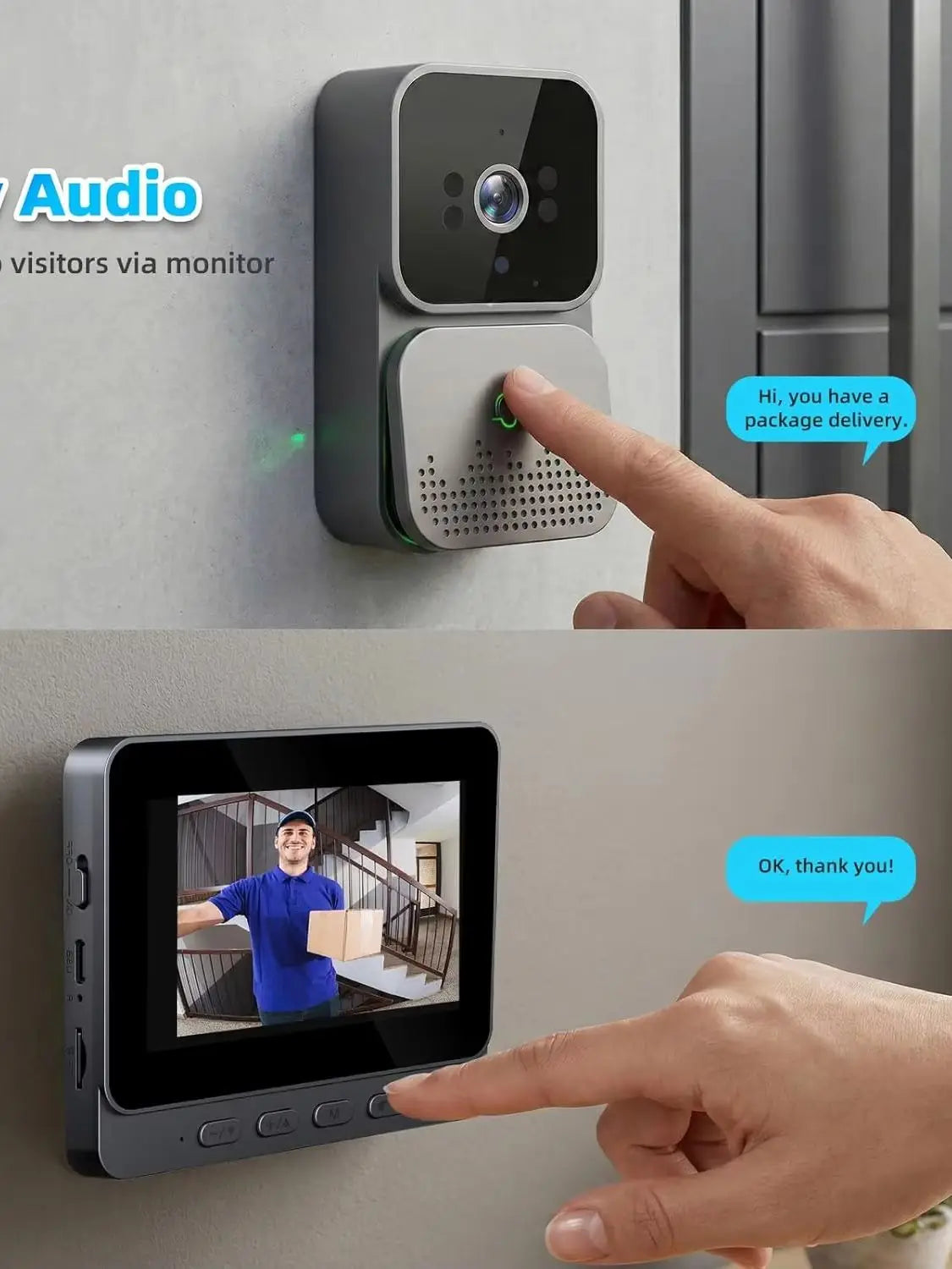 Wireless Video Doorbell Camera