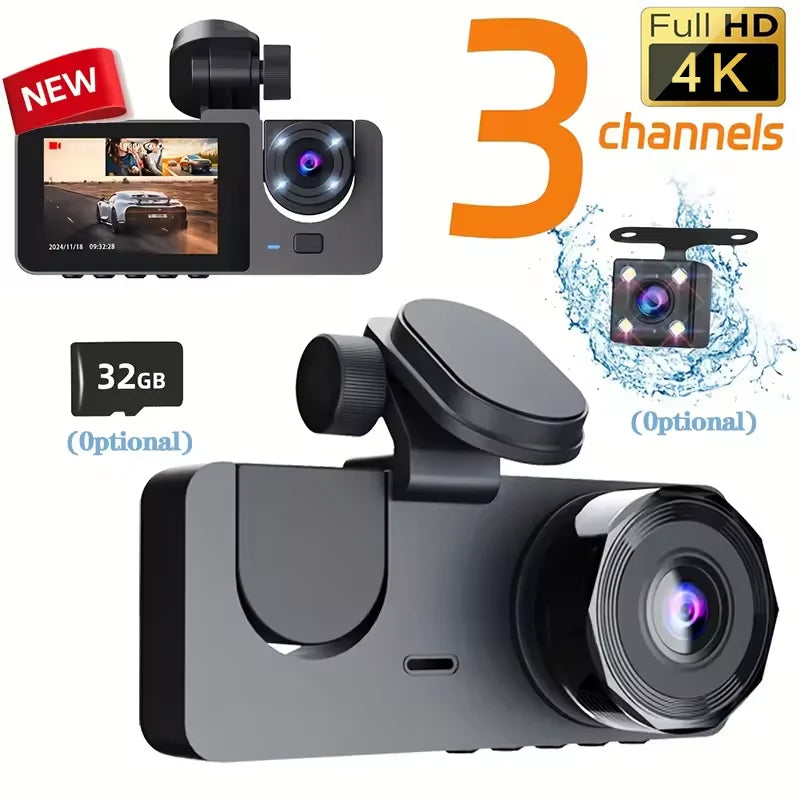 3 Channel Dash Cam