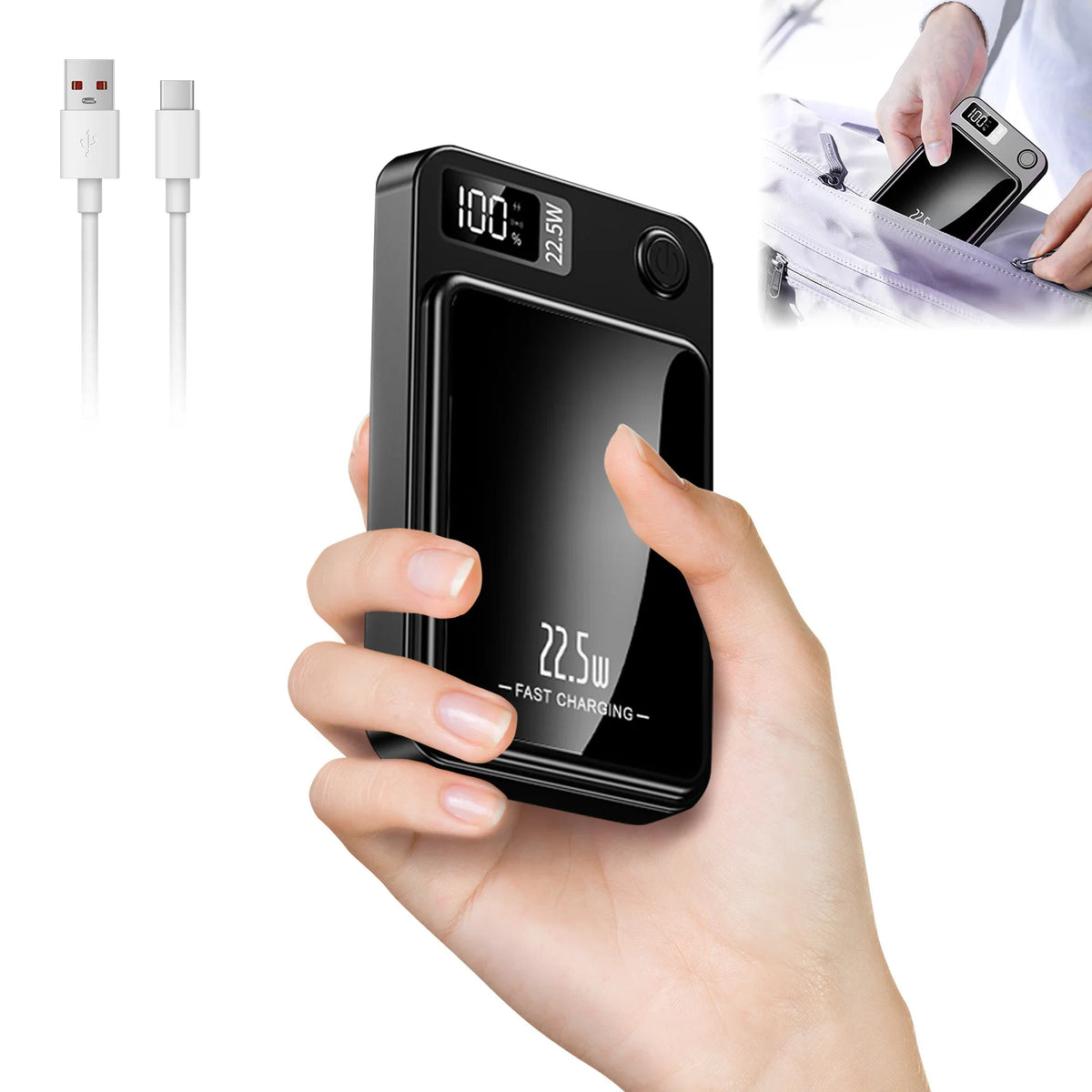 Wireless Magnetic Portable Power Bank