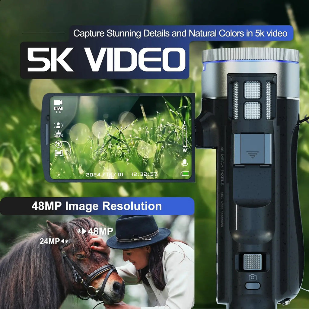 Camcorder With External Microphone
