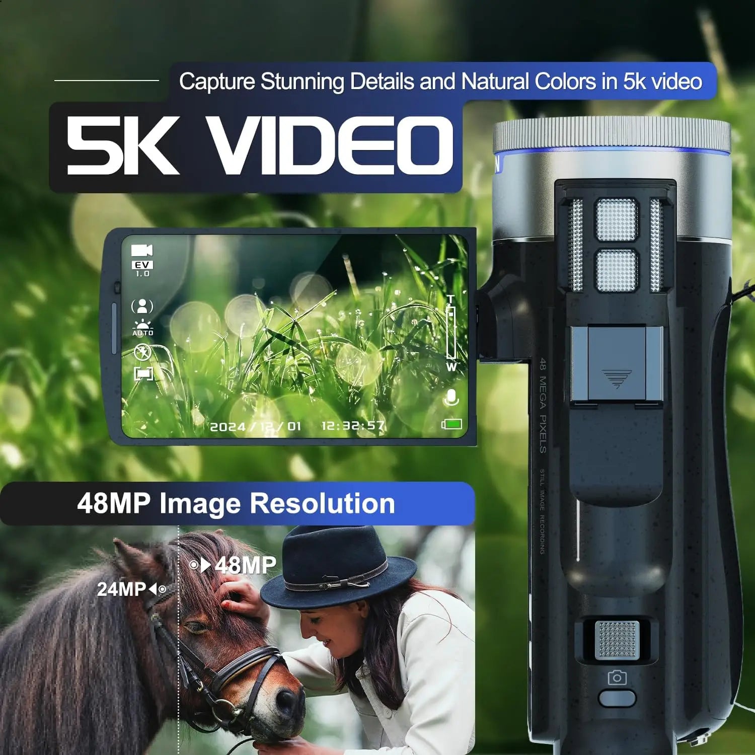 Camcorder With External Microphone