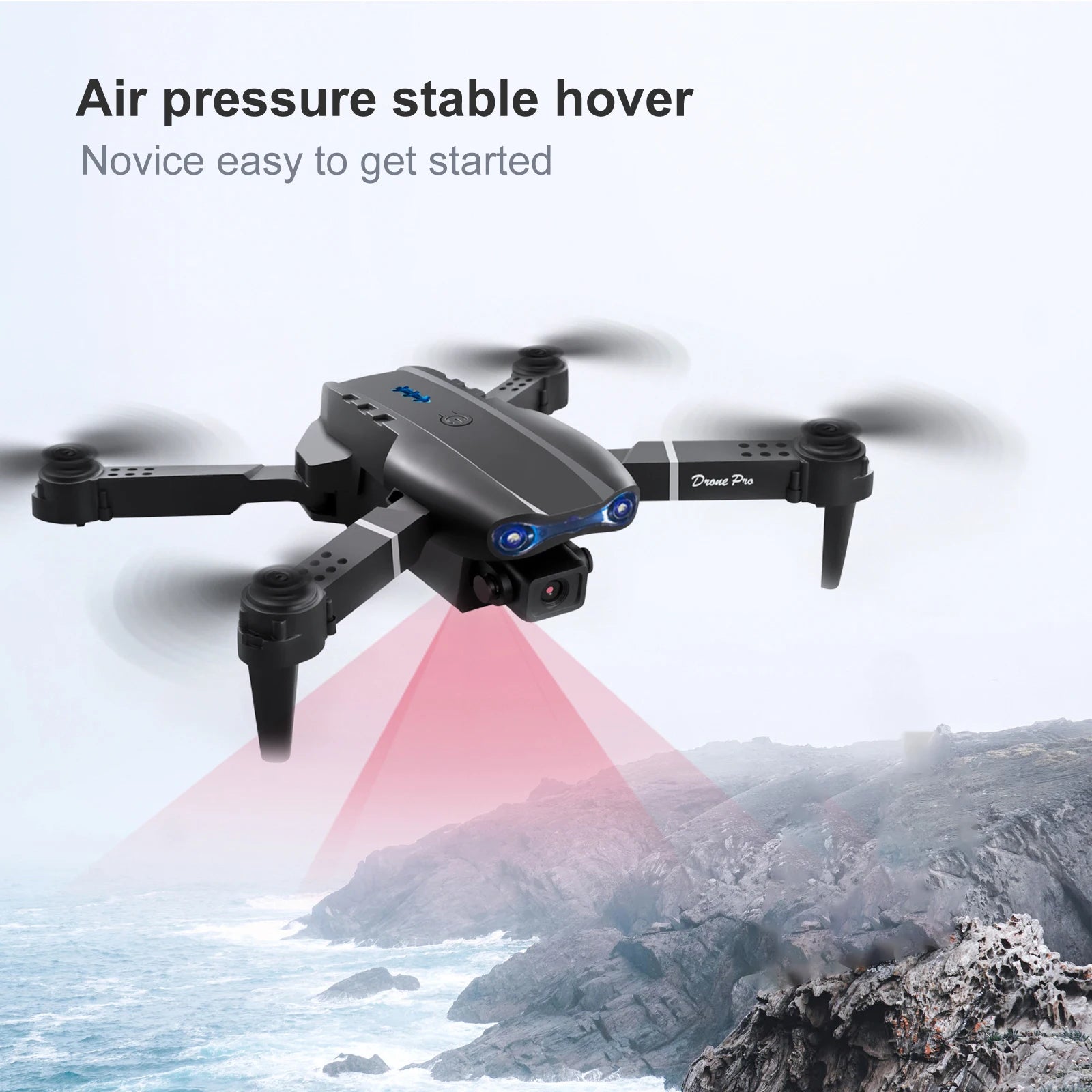 Dual Camera  Foldable RC Quadcopter