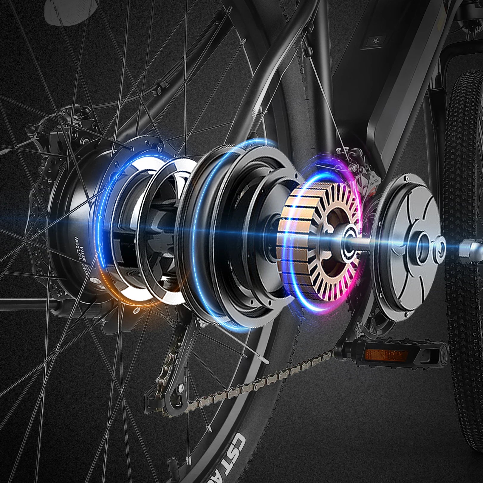 27" Electric Bike 21 Speed