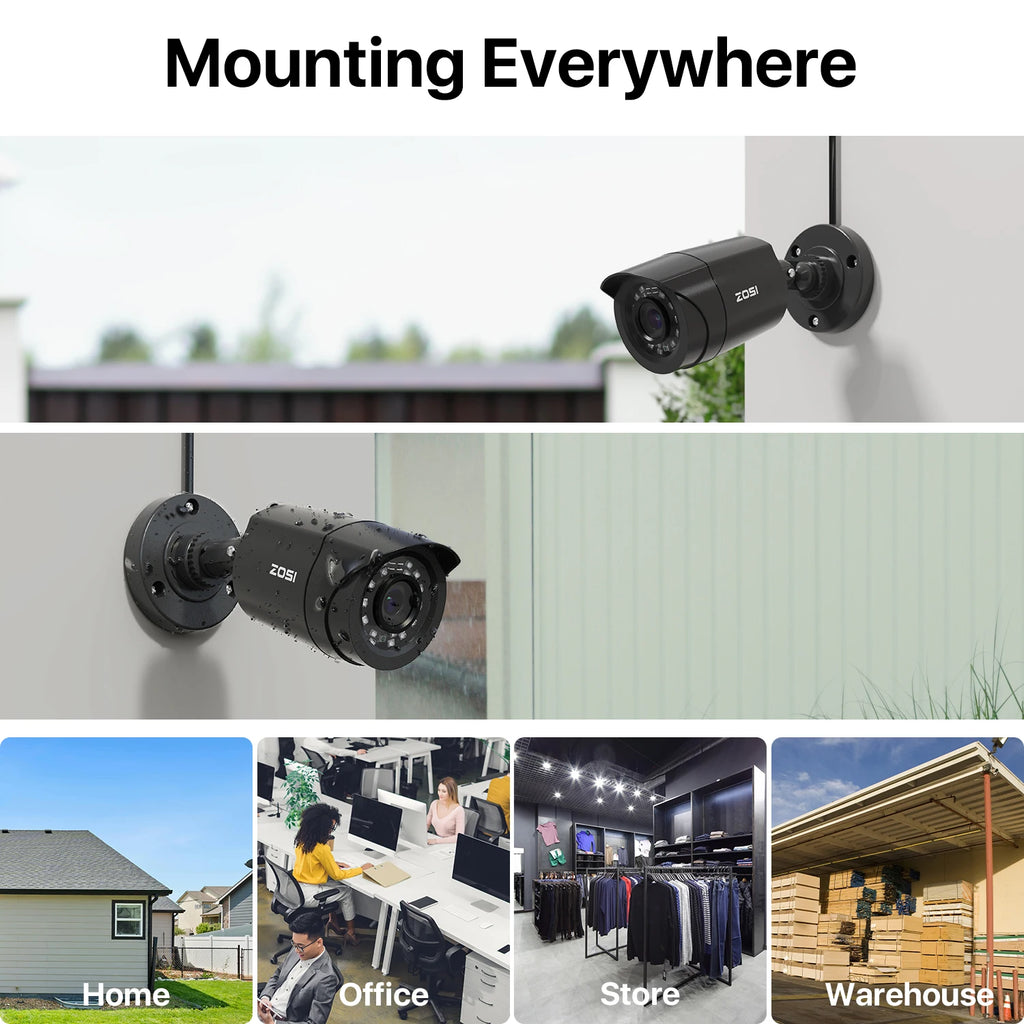 4 Pack Outdoors Security Cameras