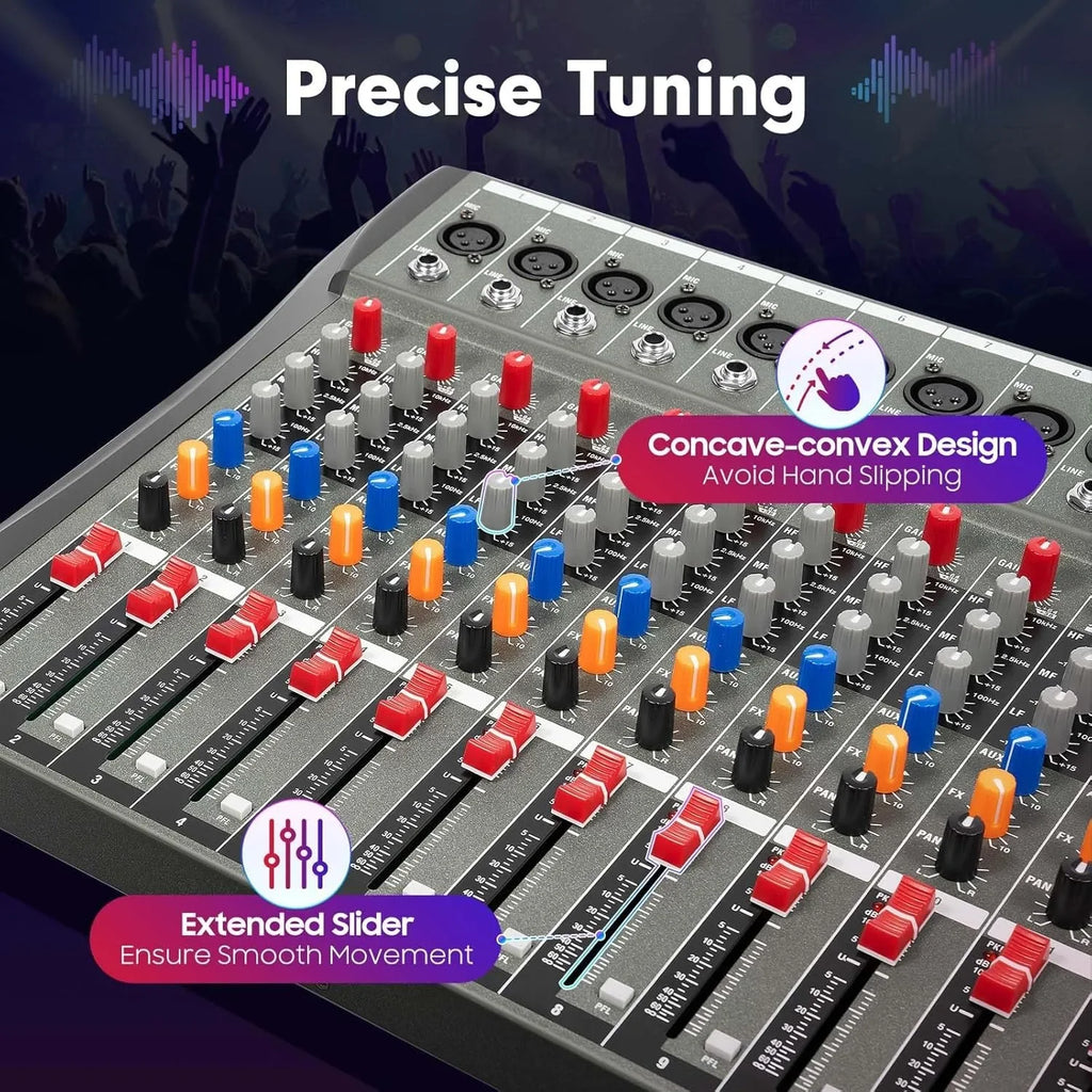 12-channel Professional  Audio Mixer