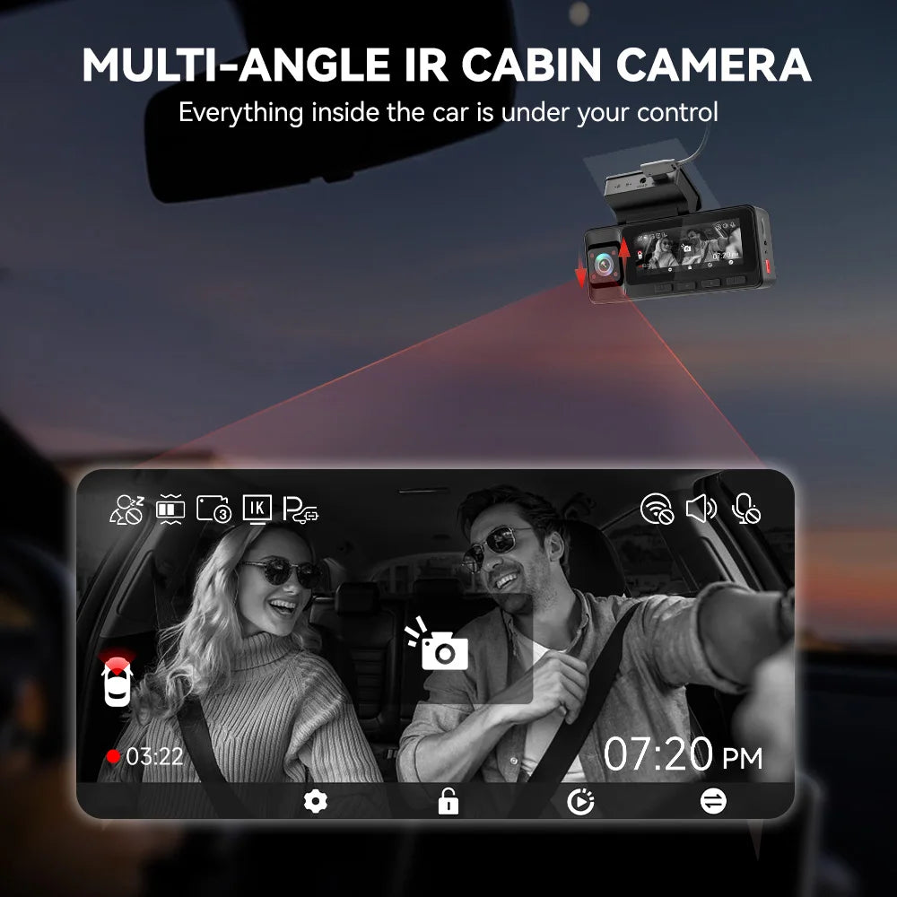 Dash Cam 3 Channel