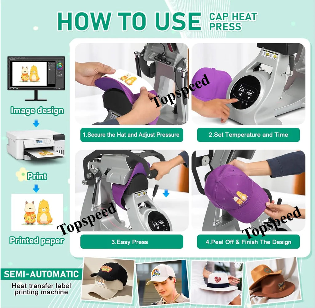 Heat Press Machine for Caps