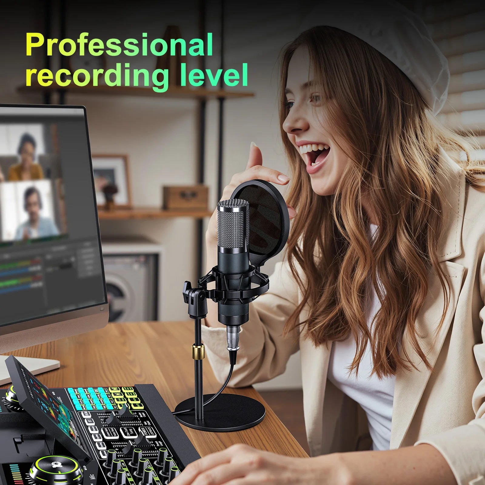 Studio Recording Condenser Microphone,