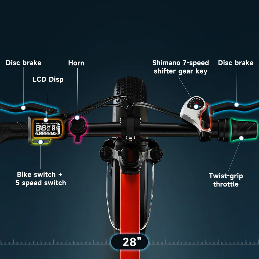20 Inch Fat Tire Folding Commuter E-Bike
