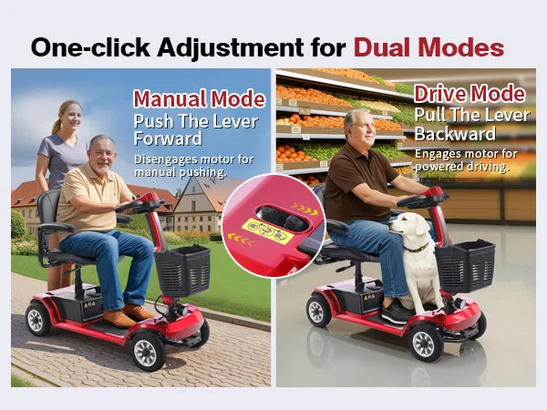 Portable Folding Mobility Scooter for Seniors