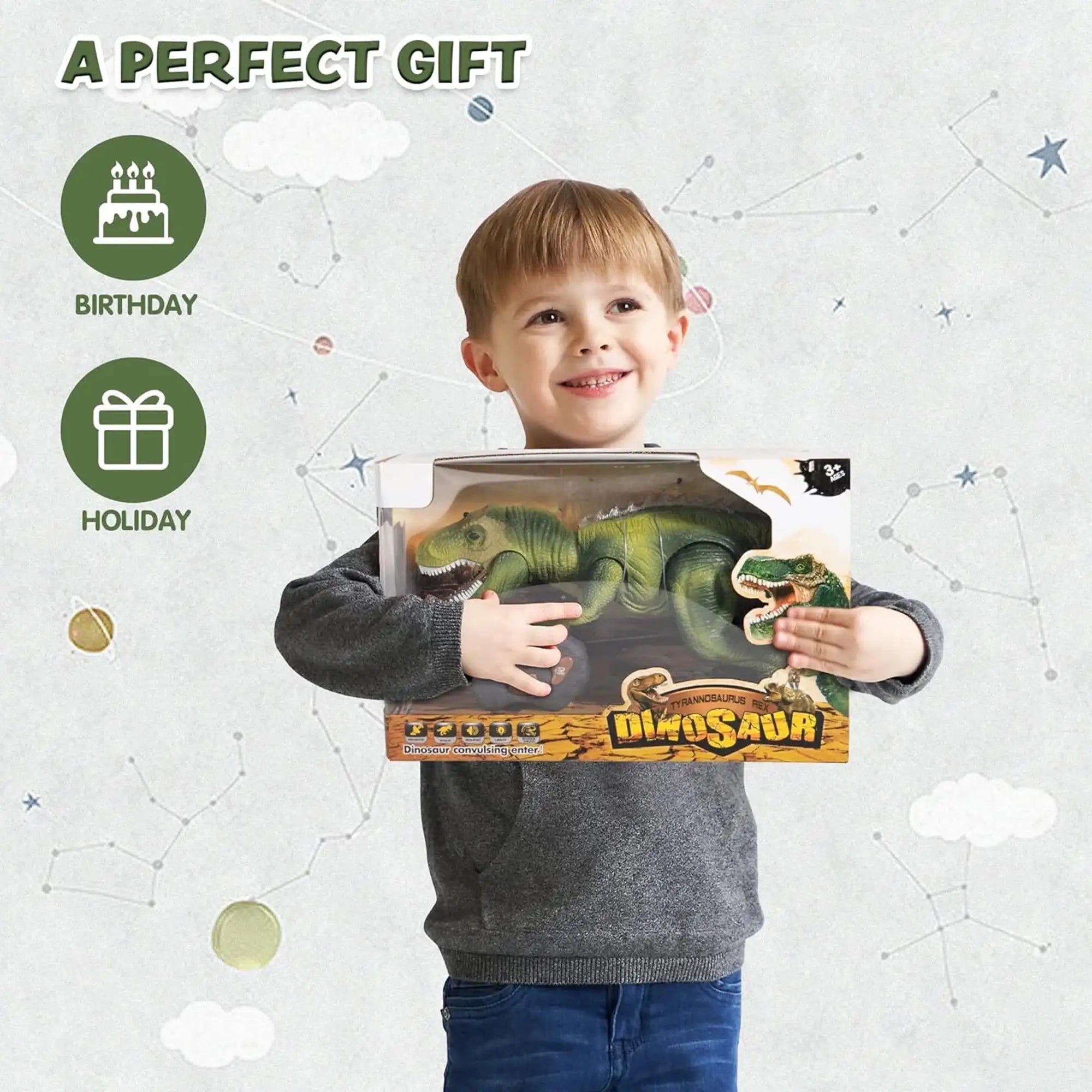 Remote Control Walking Dinosaur