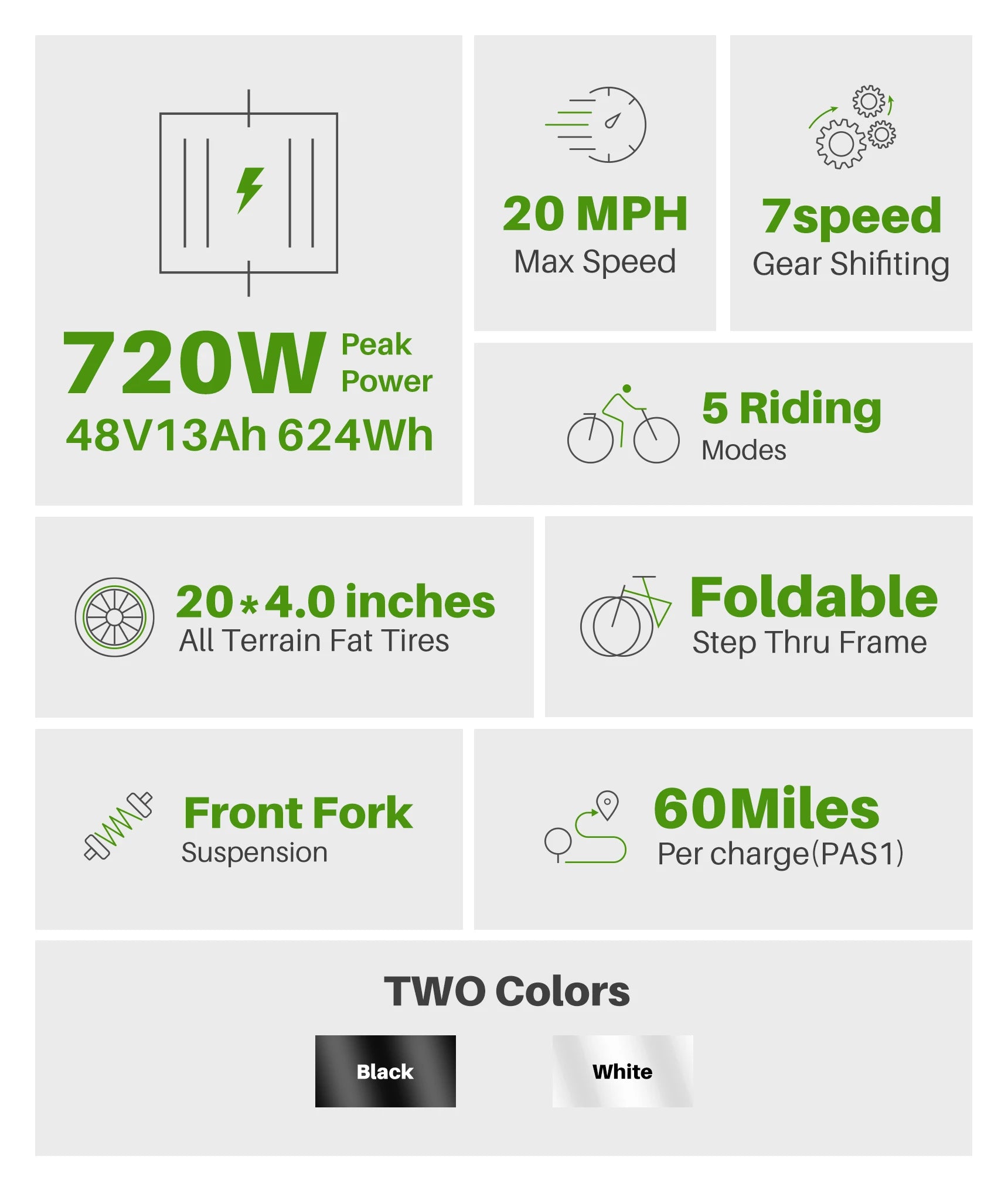 Foldable  Fat Tires Electric Bicycle