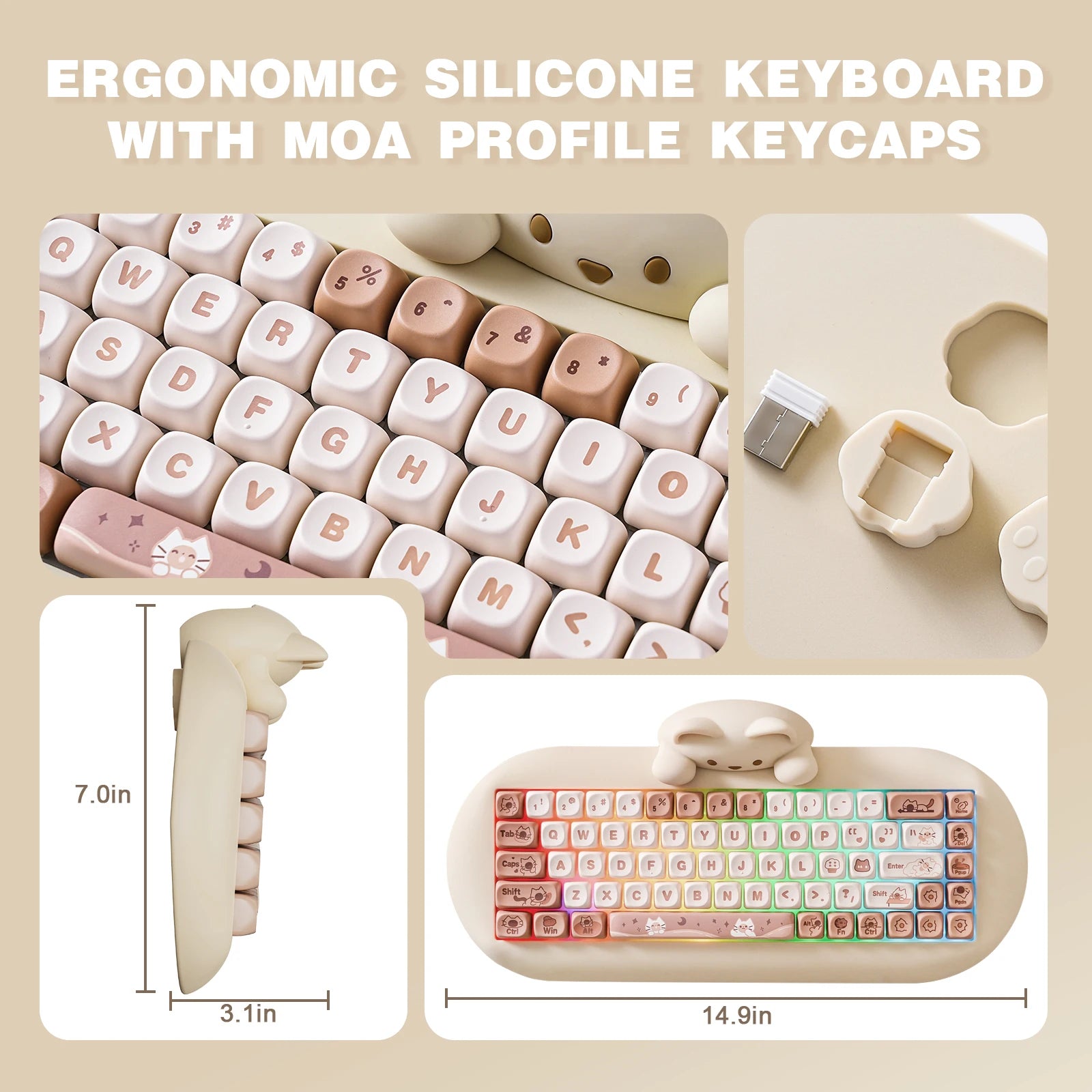 Wireless Gaming Mechanical Keyboard