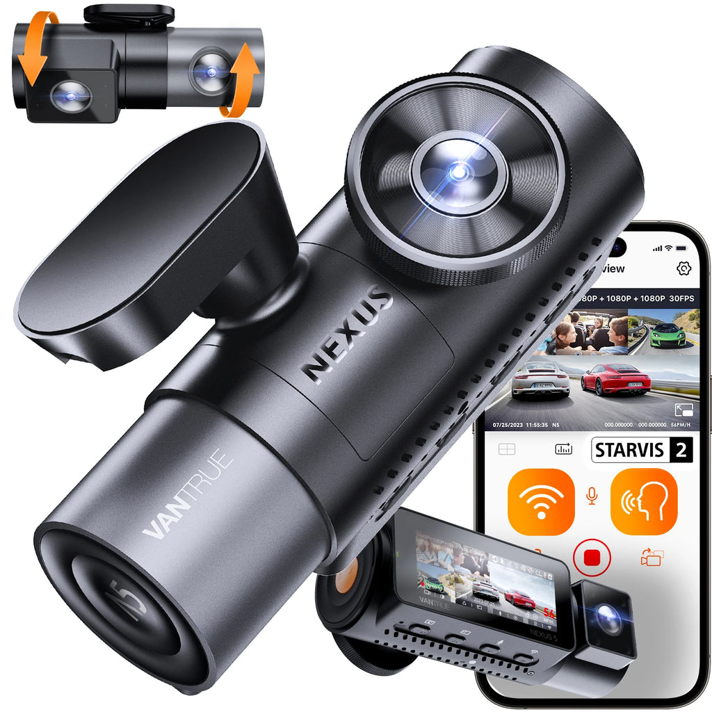 4 Channel Dash Cam With IR Night Vision