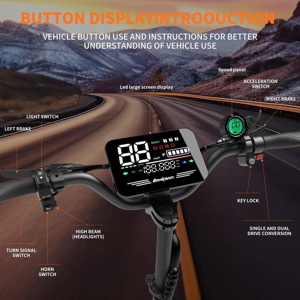 Electric Scooter Dual Motor