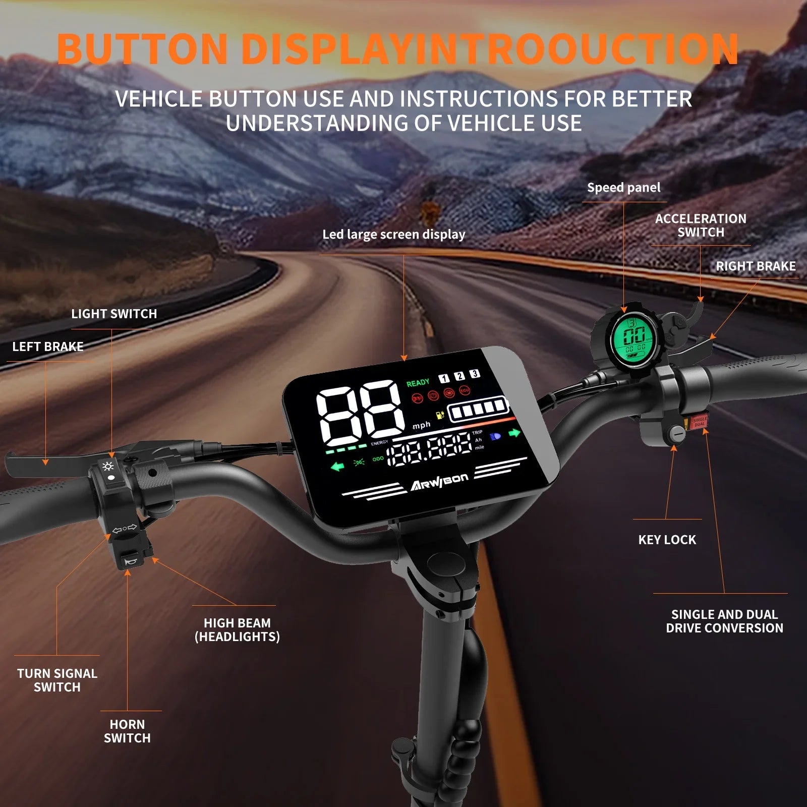 Electric Scooter Dual Motor