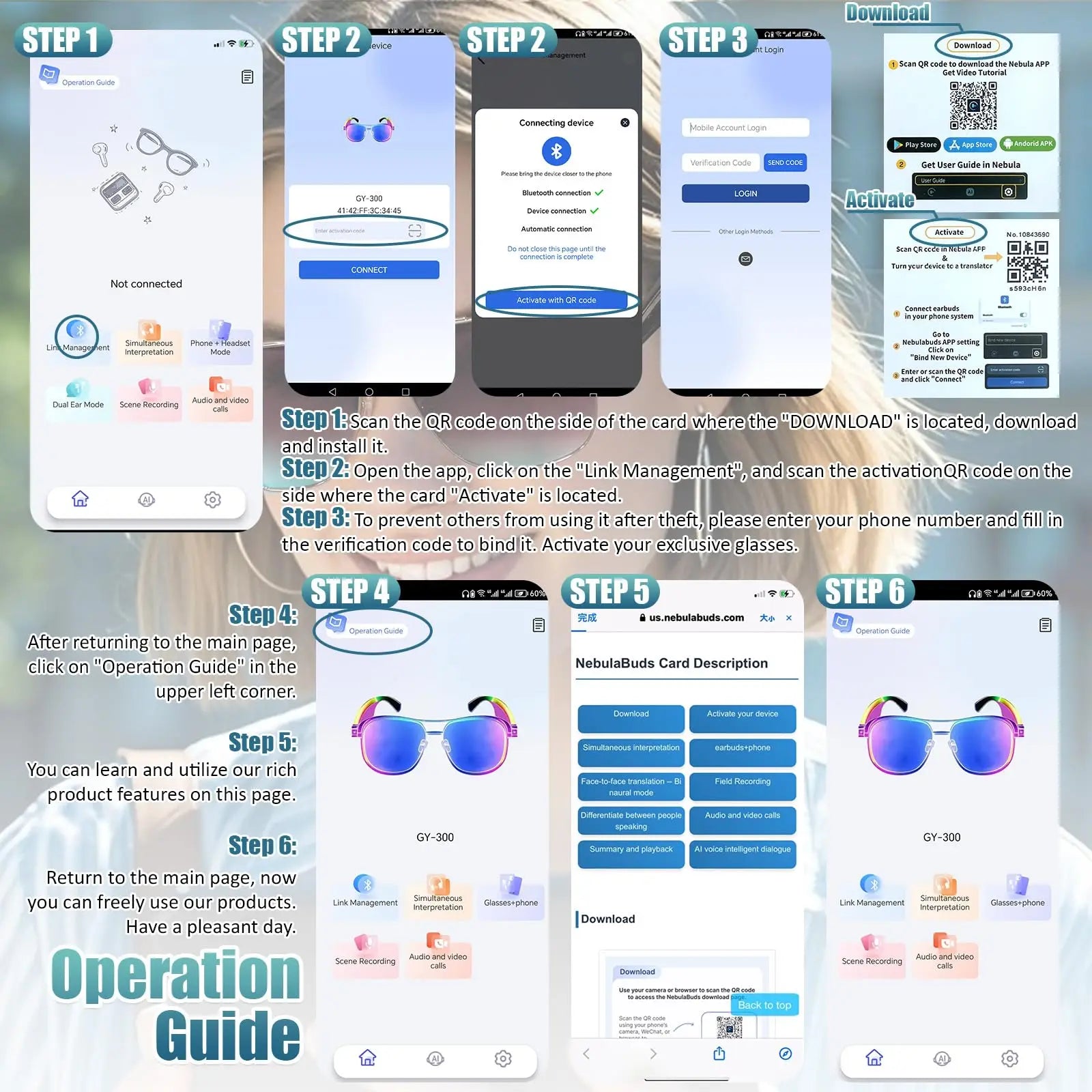AI Smart Translation Glasses