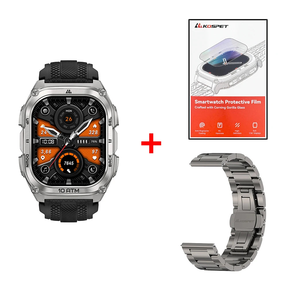 Stainless Steel Waterproof Smart Watch